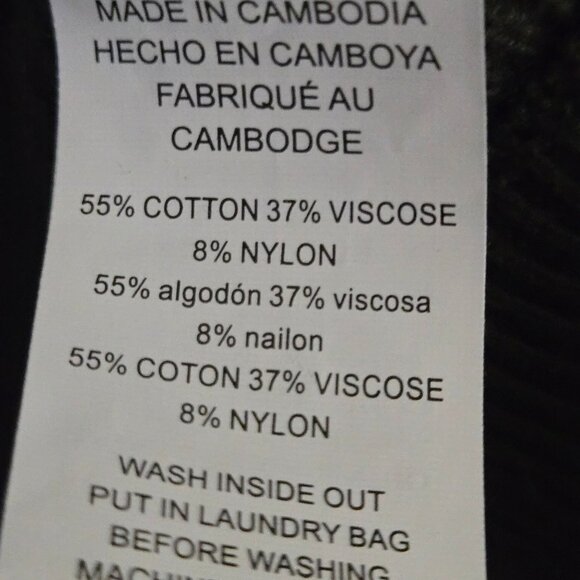 Michael Michael Kors Waffle Weave Thermal Hooded Pullover Size L - Picture 6 of 6